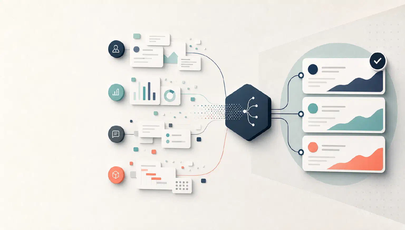 Customer, product, support, and delivery evidence flowing into ranked roadmap options for product-owner review.